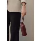 Sticla termos, Vinga, 2610E19374, 500 ml, Cu maner, 19.5xØ6.5 cm, Otel inoxidabil, Rosu Burgundy