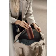   Sticla termos, Vinga, 2610E19374, 500 ml, Cu maner, 19.5xØ6.5 cm, Otel inoxidabil, Rosu Burgundy