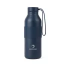 Sticla termos, Vinga, 2610E19375, 500 ml, Cu maner, 19.5xØ6.5 cm, Otel inoxidabil, Albastru Navy