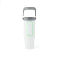   Cana termos 880 ml, 2410E25368, Vinga, 24.1 x ø 10.5 cm, Otel, Alb