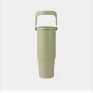  Cana termos 880 ml, 2410E25364, Vinga, 24.1 x ø 10.5 cm, Otel, Verde