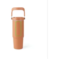   Cana termos 880 ml, 2410E25367, Vinga, 24.1 x ø 10.5 cm, Otel, Portocaliu
