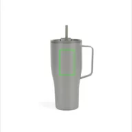   Cana termos 800 ml, 2410E25369, Vinga, 9.7 x 13.1 x 21.6 x ø 9.7 cm, Otel, Negru