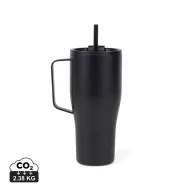   Cana termos 800 ml, 2410E25369, Vinga, 9.7 x 13.1 x 21.6 x ø 9.7 cm, Otel, Negru