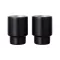 Set 2 cani, 16 ml, 2509E17391, Vinga, 8.5xØ 6.5 cm, Otel, Negru