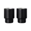 Set 2 cani, 16 ml, 2509E17391, Vinga, 8.5xØ 6.5 cm, Otel, Negru