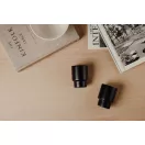 Set 2 cani, 16 ml, 2509E17391, Vinga, 8.5xØ 6.5 cm, Otel, Negru