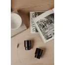 Set 2 cani, 16 ml, 2509E17391, Vinga, 8.5xØ 6.5 cm, Otel, Negru