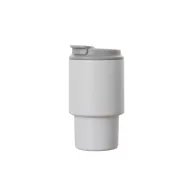   Cana de voiaj, 350 ml, 2509E17396, Vinga, 15xØ 8 cm, Otel, Polipropilena, Alb