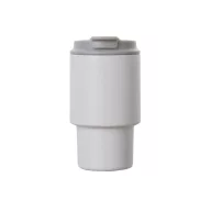  Cana de voiaj, 350 ml, 2509E17396, Vinga, 15xØ 8 cm, Otel, Polipropilena, Alb