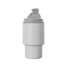 Cana de voiaj, 350 ml, 2509E17396, Vinga, 15xØ 8 cm, Otel, Polipropilena, Alb