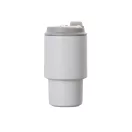 Cana de voiaj, 350 ml, 2509E17396, Vinga, 15xØ 8 cm, Otel, Polipropilena, Alb