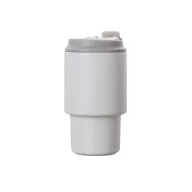   Cana de voiaj, 350 ml, 2509E17396, Vinga, 15xØ 8 cm, Otel, Polipropilena, Alb