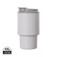   Cana de voiaj, 350 ml, 2509E17396, Vinga, 15xØ 8 cm, Otel, Polipropilena, Alb
