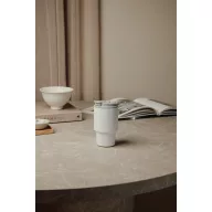   Cana de voiaj, 350 ml, 2509E17396, Vinga, 15xØ 8 cm, Otel, Polipropilena, Alb