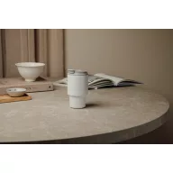   Cana de voiaj, 350 ml, 2509E17396, Vinga, 15xØ 8 cm, Otel, Polipropilena, Alb