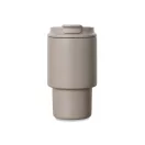 Cana de voiaj, 350 ml, 2509E17394, Vinga, 15xØ 8 cm, Otel, Polipropilena, Bej greige