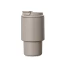Cana de voiaj, 350 ml, 2509E17394, Vinga, 15xØ 8 cm, Otel, Polipropilena, Bej greige