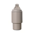 Cana de voiaj, 350 ml, 2509E17394, Vinga, 15xØ 8 cm, Otel, Polipropilena, Bej greige