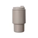 Cana de voiaj, 350 ml, 2509E17394, Vinga, 15xØ 8 cm, Otel, Polipropilena, Bej greige