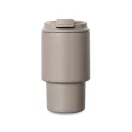 Cana de voiaj, 350 ml, 2509E17394, Vinga, 15xØ 8 cm, Otel, Polipropilena, Bej greige