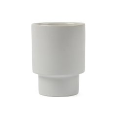   Cana 300 ml, 2502E16514, Vinga, 10.5 x ⌀8 cm, Lut, Alb crem