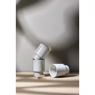   Cana 300 ml, 2502E16514, Vinga, 10.5 x ⌀8 cm, Lut, Alb crem
