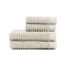 Set 4 prosoape de baie, 2401E16592, Vinga, 140x70x0.5 cm, Bumbac, Gri