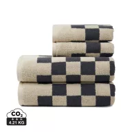 Set 4 prosoape, 135 x 65 cm, Vinga, 2410E21808, Bumbac, Gri