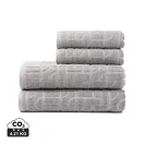 Set 4 prosoape, 135 x 65 cm, Vinga, 2410E21809, Bumbac, Gri