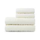 Set 4 prosoape, 135 x 65 cm, Vinga, 2410E21810, Bumbac, Natur