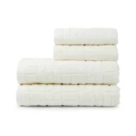   Set 4 prosoape, 135 x 65 cm, Vinga, 2410E21810, Bumbac, Natur