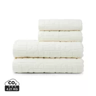  Set 4 prosoape, 135 x 65 cm, Vinga, 2410E21810, Bumbac, Natur