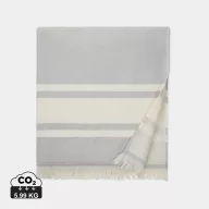   Prosop de plaja, 2401E16681, Vinga, 180x80x3 cm, Bumbac, Poliester, Gri