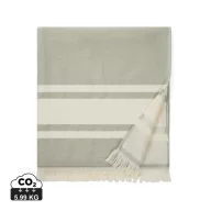   Prosop de plaja, 2401E16680, Vinga, 180x80x3 cm, Bumbac, Poliester, Verde