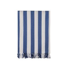   Prosop de plaja, 2502E14175, Vinga, 180 x 80 cm, Bumbac, Poliester, Albastru