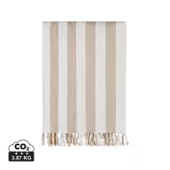   Prosop de plaja, 2502E14174, Vinga, 180 x 80 cm, Bumbac, Poliester, Bej
