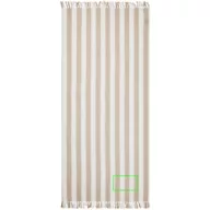   Prosop de plaja, 2502E14174, Vinga, 180 x 80 cm, Bumbac, Poliester, Bej