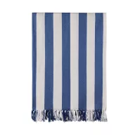   Prosop de plaja, Vinga, 2601E14771, 180x180 cm, Bumbac, Poliester, Albastru
