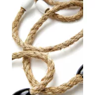 Joc de exterior, 2401E16581, Vinga, 35x2xØ16 cm, Lemn, Maro