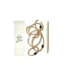 Joc de exterior, 2401E16581, Vinga, 35x2xØ16 cm, Lemn, Maro