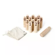   Joc tactic de exterior, 2401E16639, Vinga, 18.5xØ4.3 cm, Lemn, Maro