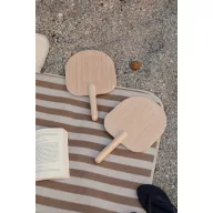   Set tenis de plaja, 2401E16602, Vinga, 40x26x3 cm, Lemn, Maro