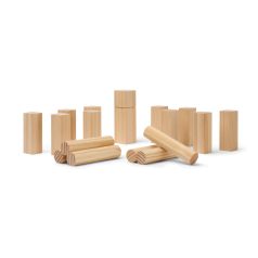 Joc Kubb, 2502E15036, Vinga, 3 x 3 x 10 cm, Lemn, Maro