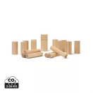 Joc Kubb, 2502E15036, Vinga, 3 x 3 x 10 cm, Lemn, Maro
