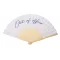 Evantai de mana, Vinga, 2601E14773, 43x23x2.5 cm, Bambus, Alb