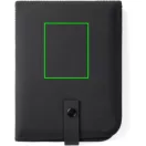 Pernita pentru exterior, 2509E17361, Vinga, 40x30x1.5 cm, Poliester, Negru