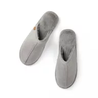   Papuci de casa, 2401E16707, Vinga, 30x10.5x10.5 cm, Poliester, Gri