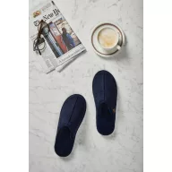   Papuci de casa, 2401E16709, Vinga, 30x10.5x10.5 cm, Poliester, Albastru navy