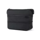 Geanta de cosmetice expandabila, Vinga, 2610E19130, Compartimentata, 33x13.3x23.5 cm, rPET, Poliester, Negru